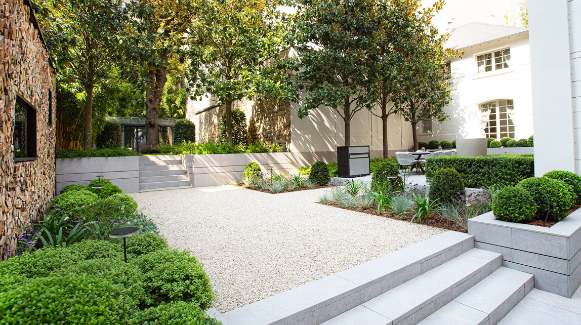 Jardin massif